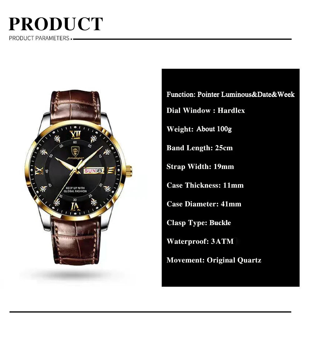 men's luxury wristwatch